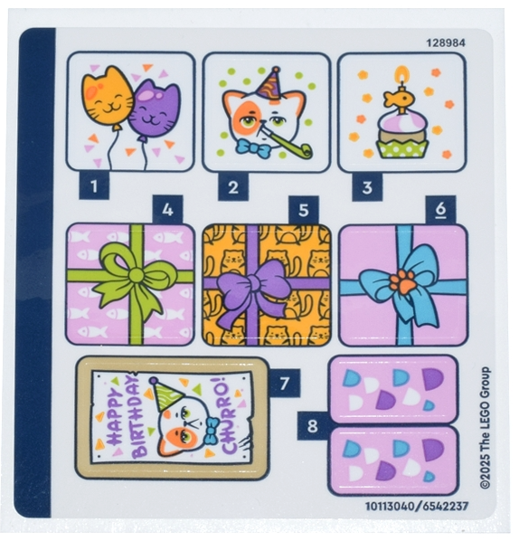 LEGO Stickers - Sheet for Set 42666 - No 42666stk01 - QTY 1