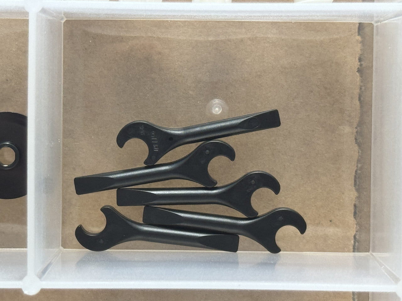 LEGO Parts - Black Minifigure, Utensil Tool Spanner Wrench - No 4006 - QTY 5
