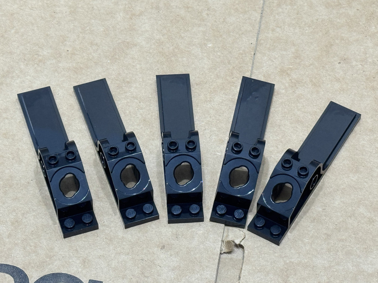 LEGO Parts - Black Projectile 2 x 10 x 3 Tornado Spinner Base - No 50408 - QTY 5