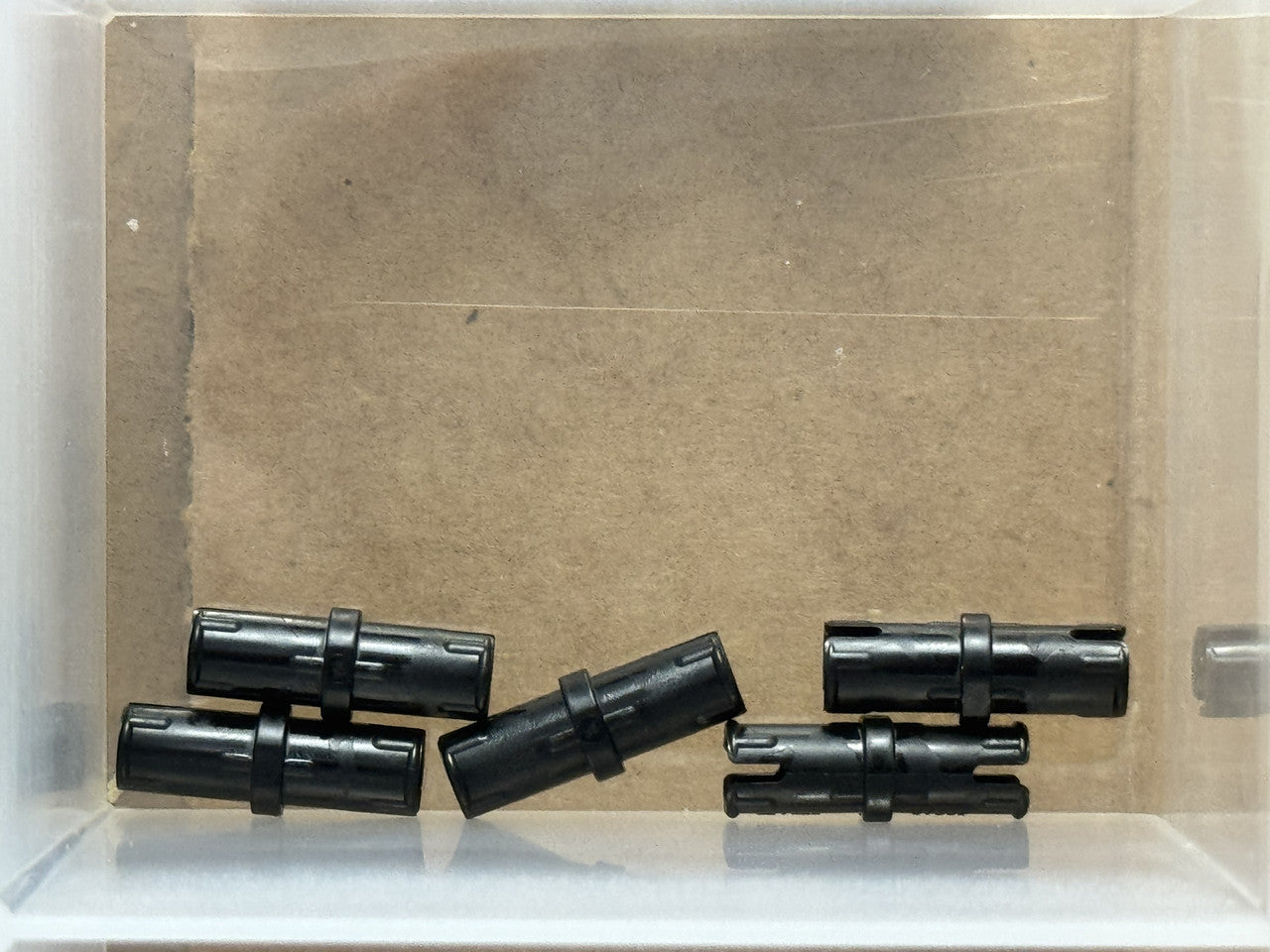 LEGO Parts - Black Technic, Pin with Short Friction Ridges - No 2780 - QTY 5