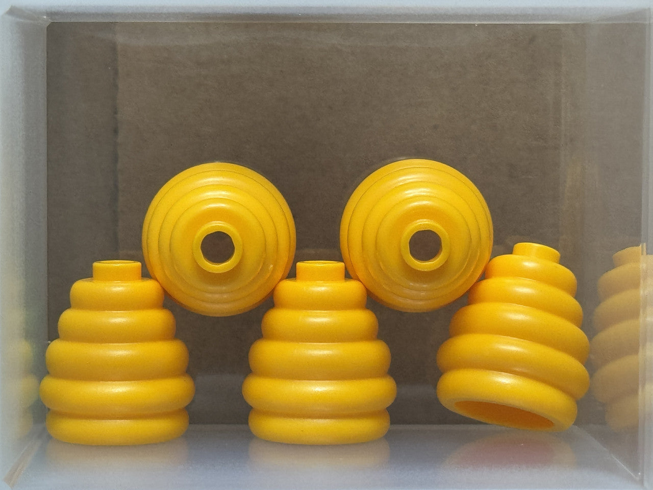 LEGO Parts - Bright Light Orange Cone 2 x 2 Stacked Rings - No 35574 - QTY 5