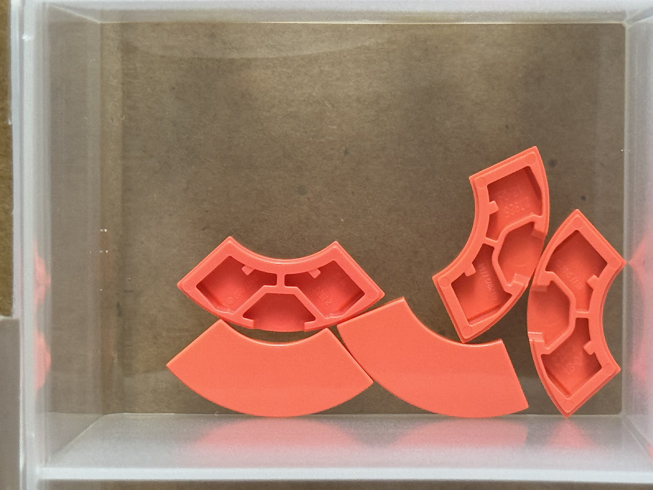 LEGO Parts - Coral Tile, Round Corner 2 x 2 Macaroni - No 27925 - QTY 5