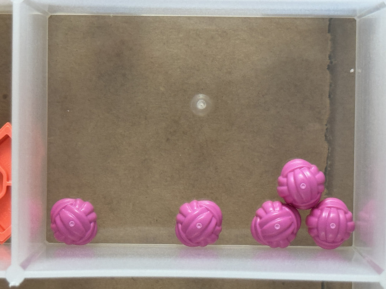 LEGO Parts - Dark Pink Minifigure, Utensil Ball of Wool / Yarn - No 6900 - QTY 5