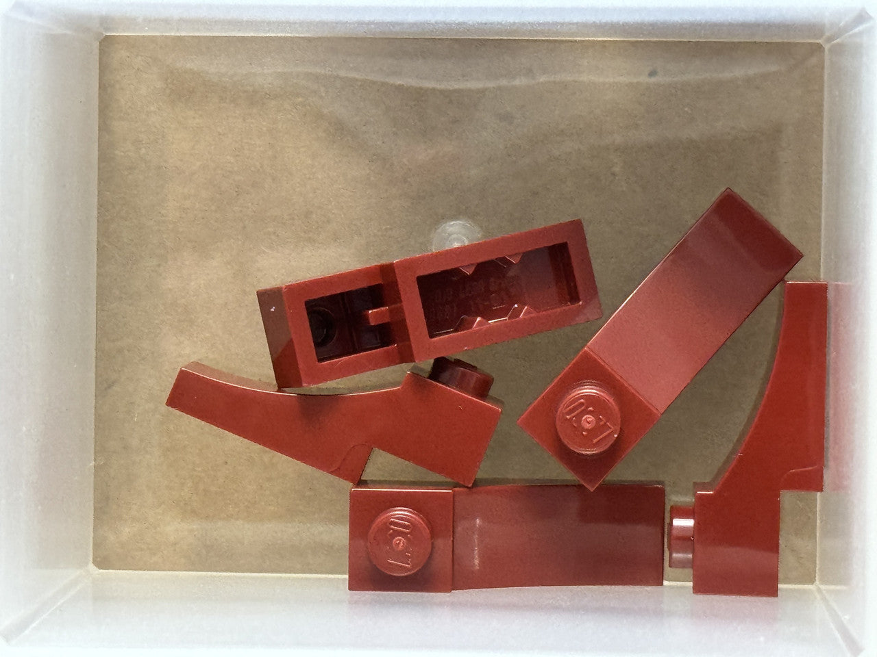 LEGO Parts - Dark Red Arch 1 x 3 Inverted - No 70681 - QTY 5
