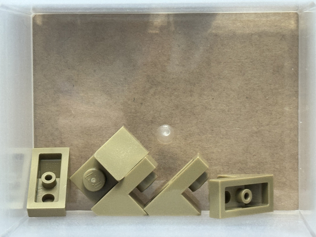 LEGO Parts - Dark Tan Slope 45 2 x 1 with 2/3 Cutout - No 92946 - QTY 5