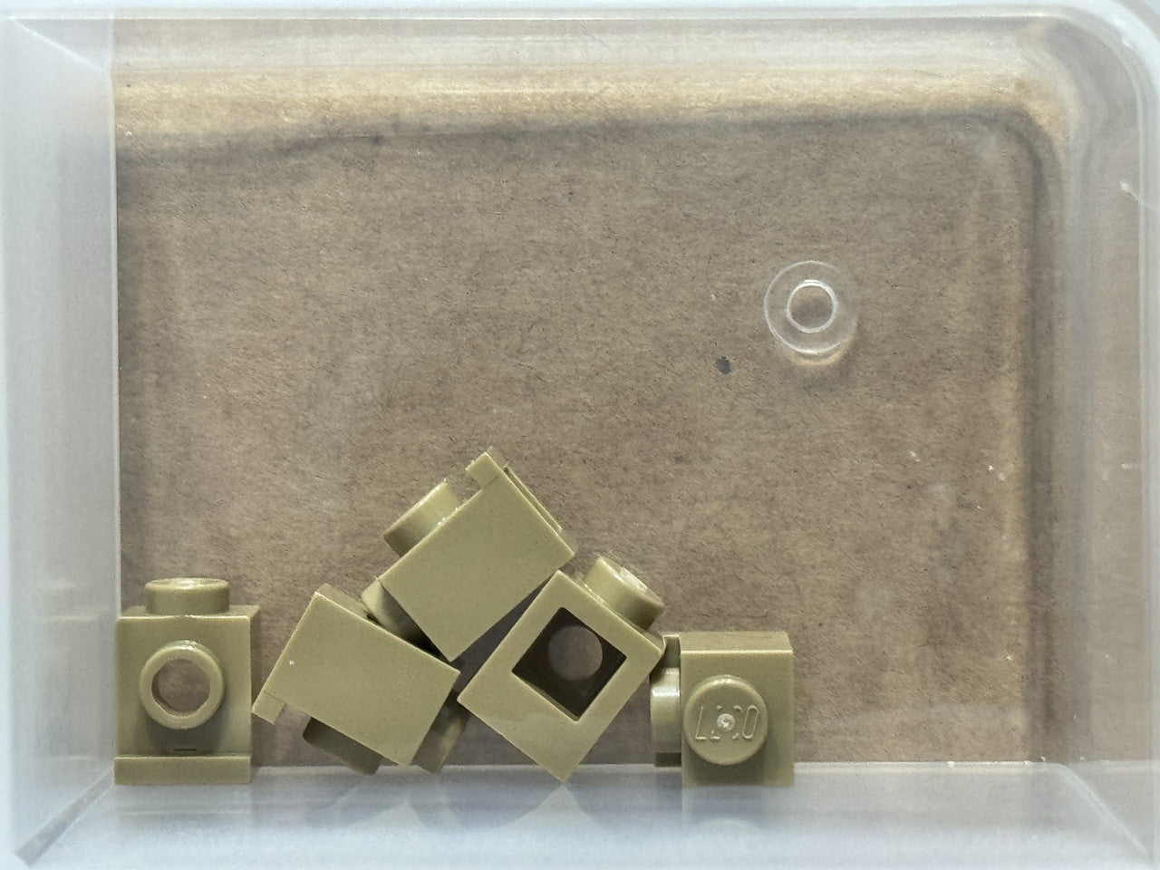 LEGO Parts - Dark Tan Brick, Modified 1 x 1 with Headlight - No 4070 - QTY 5