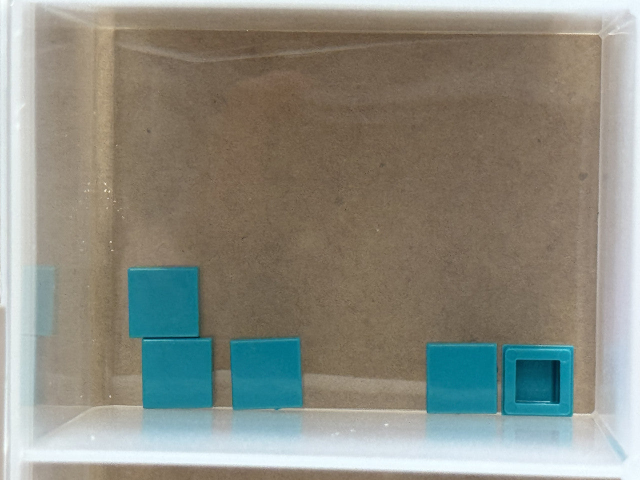 LEGO Parts - Dark Turquoise Tile 1 x 1 - No 3070 - QTY 5
