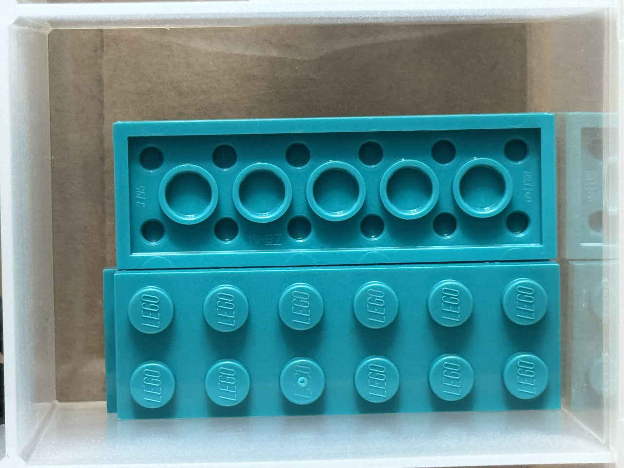 LEGO Parts - Dark Turquoise Plate 2 x 6 - No 3795 - QTY 5