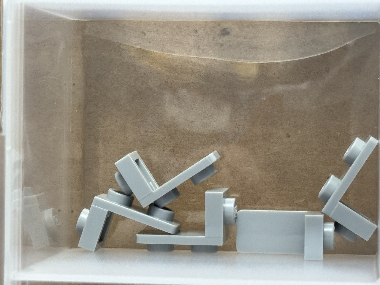 LEGO Parts - Light Bluish Gray Bracket 1 x 1 - 1 x 2 - No 79389 - QTY 5