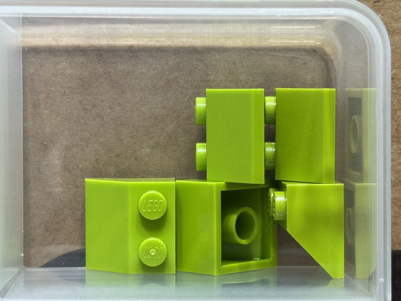 LEGO Parts - Lime Slope 45 2 x 2 - No 3039 - QTY 5
