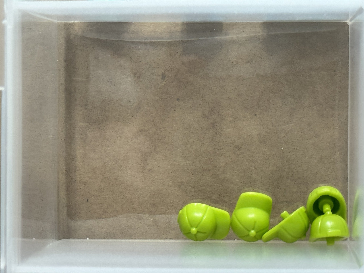 LEGO Parts - Lime Minifigure, Cap with Small Pin - No 6913 - QTY 5