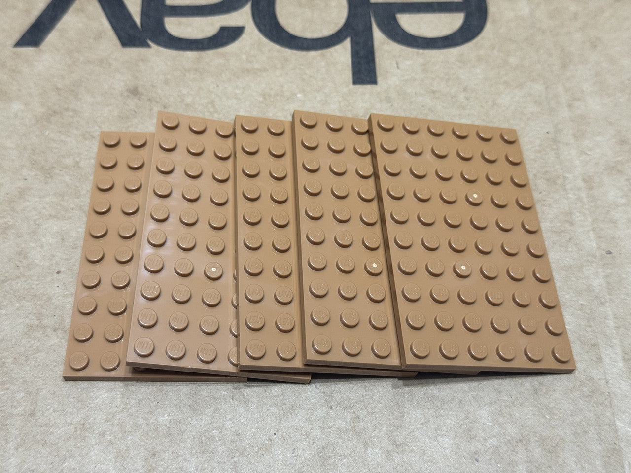 LEGO Parts - Medium Nougat Plate 6 x 10 - No 3033 - QTY 5