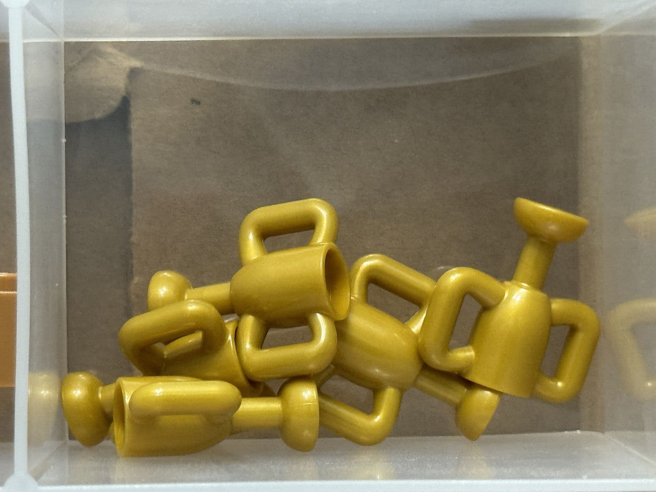 LEGO Parts - Pearl Gold Minifigure, Utensil Trophy Cup Small - No 10172 - QTY 5