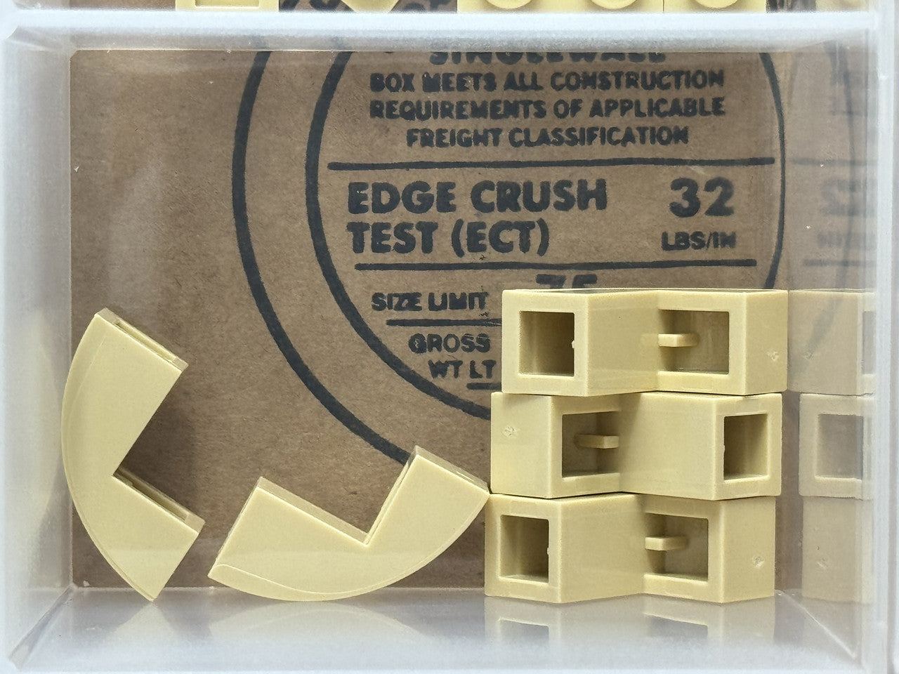 LEGO Parts - Tan Slope, Curved 2 x 1 x 1 2/3 - No 5907 - QTY 5