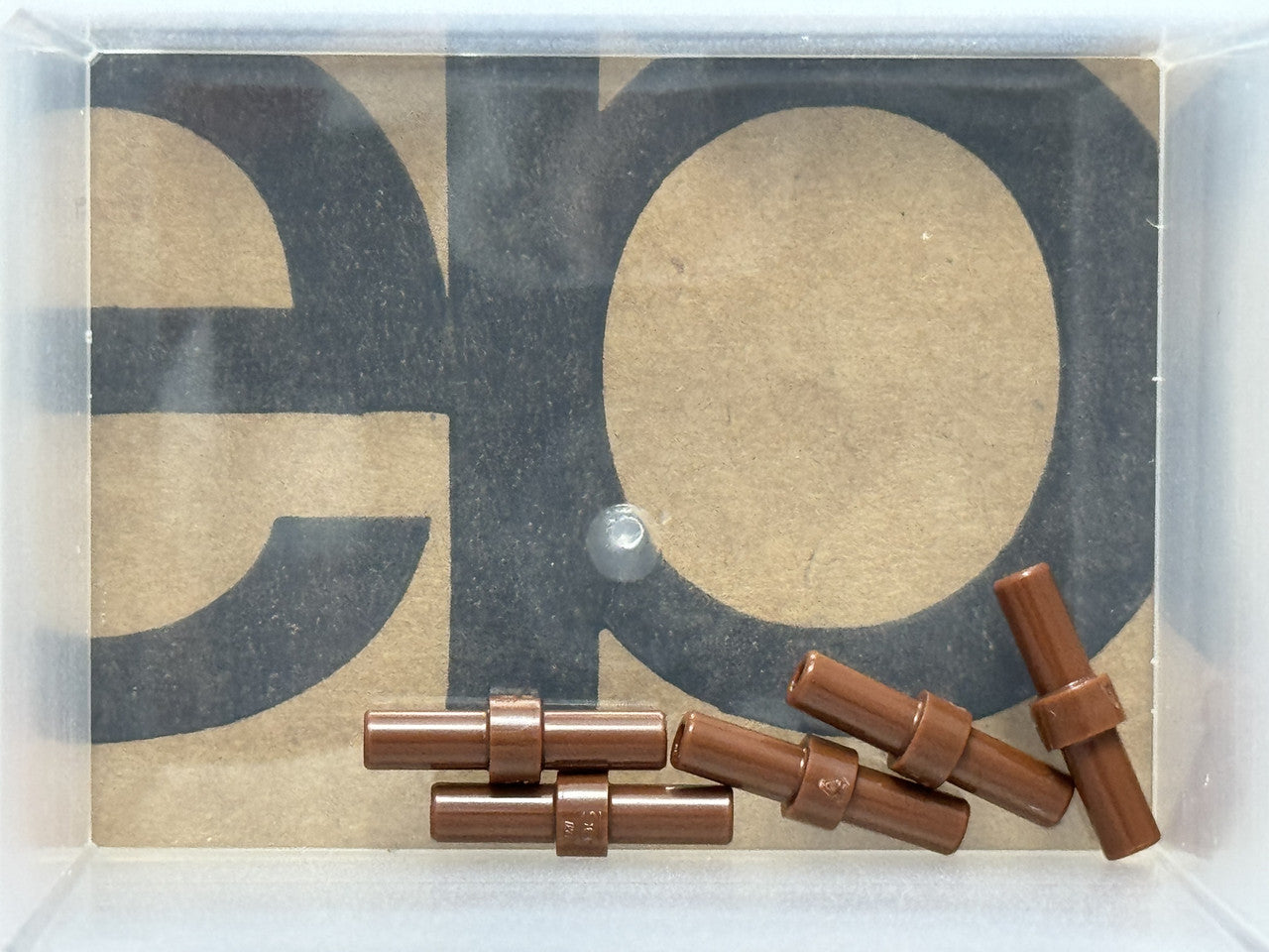 LEGO Parts - Reddish Brown Bar 2L with Stop Ring - No 78258 - QTY 5