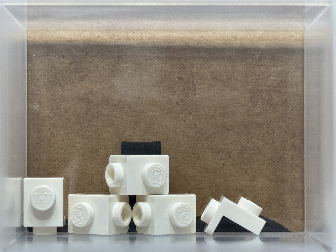 LEGO Parts - White Bracket 1 x 1 - 1 x 1 - No 36841 - QTY 5