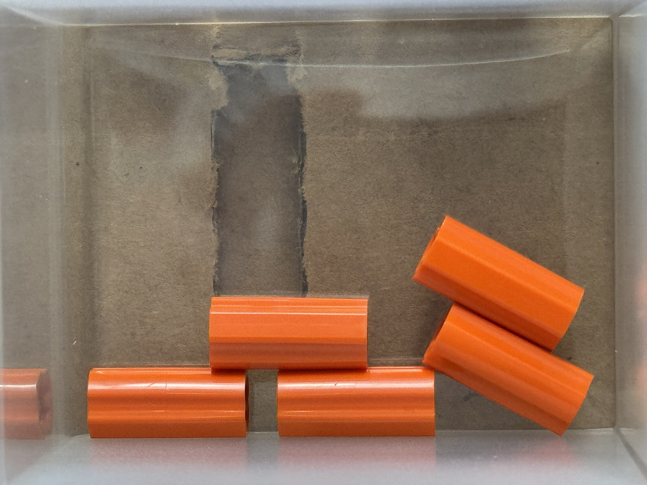 LEGO Parts - Reddish Orange Technic, Axle Connector 2L - No 6538c - QTY 5