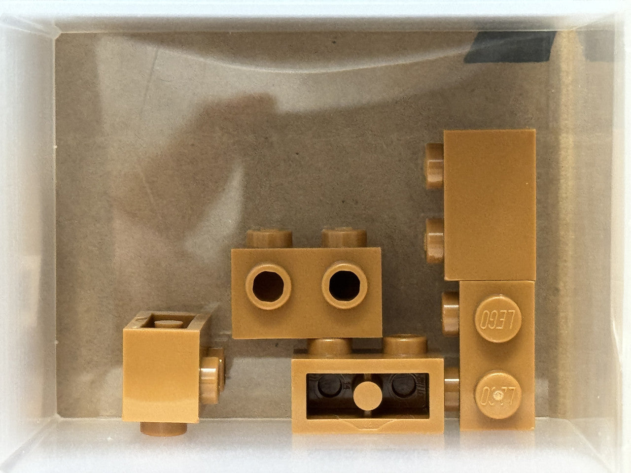 LEGO Parts - Medium Nougat Brick 1 x 2 with Studs on 1 Side - No 11211 - QTY 5