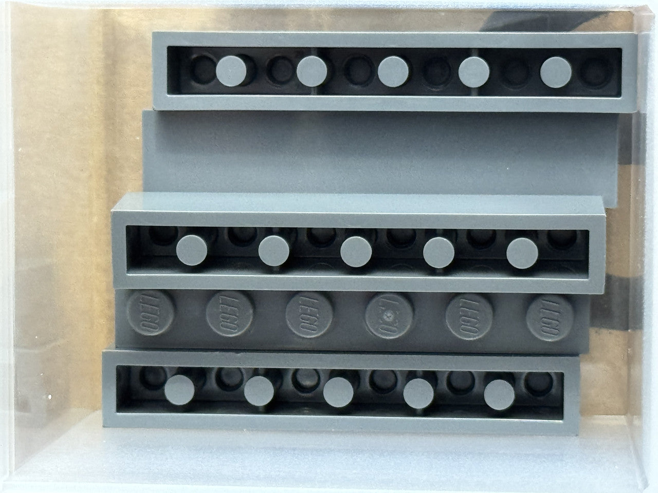 LEGO Parts - Dark Bluish Gray Brick 1 x 6 - No 3009 - QTY 5