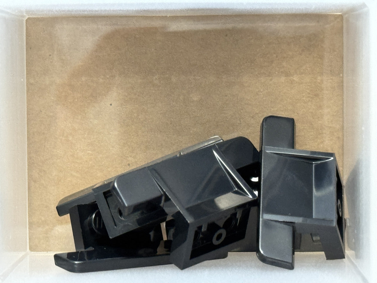 LEGO Parts - Black Vehicle, Spoiler 1 x 4 on 1 x 2 Base - No 30925 - QTY 5