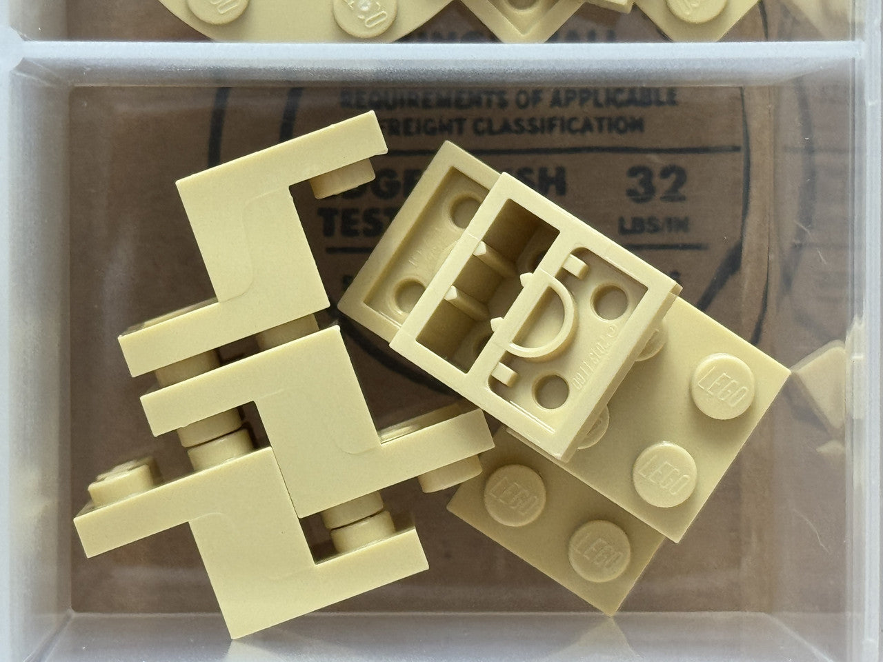 LEGO Parts - Tan Bracket 3 x 2 x 1 1/3 - No 73562 - QTY 5