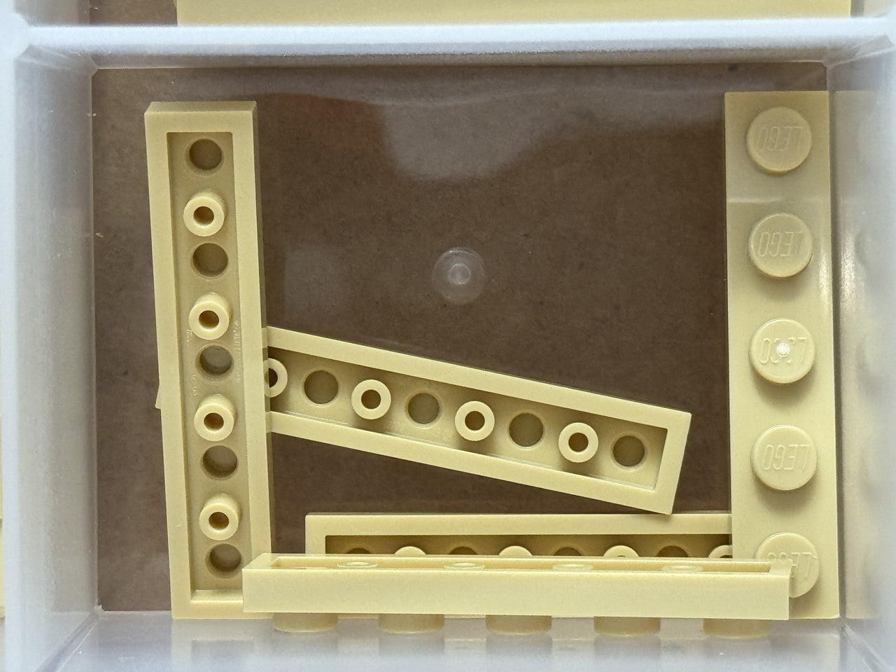 LEGO Parts - Tan Plate 1 x 5 - No 78329 - QTY 5