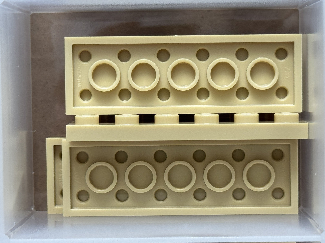 LEGO Parts - Tan Plate 2 x 6 - No 3795 - QTY 5