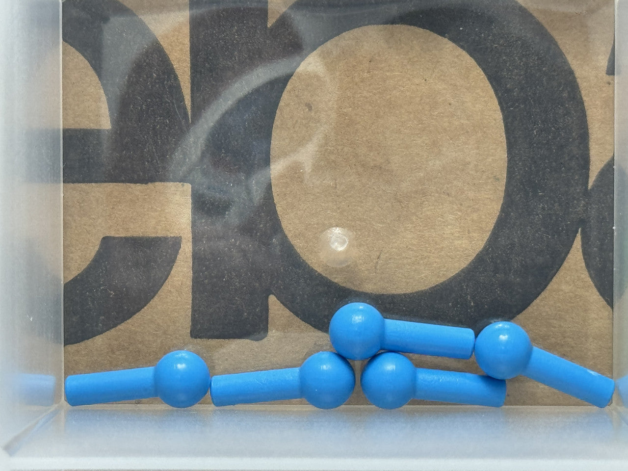 LEGO Parts - Dark Azure Bar 1L with Tow Ball - No 22484 - QTY 5