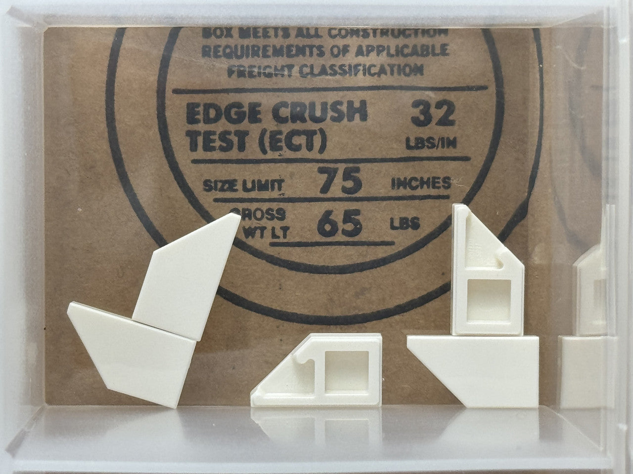 LEGO Parts - White Tile, Modified 1 x 2 Wedge Left - No 5091 - QTY 5