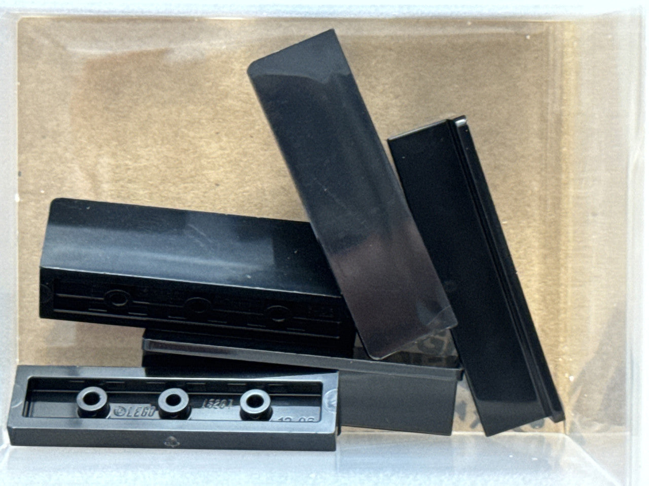 LEGO Parts - Black Panel 1 x 4 x 1 - No 30413 - QTY 5