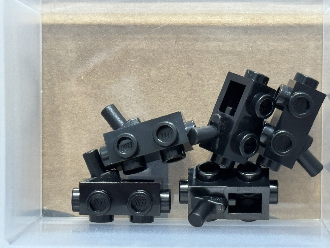 LEGO Parts - Black Minifigure, Weapon Gun Blaster 1 x 2 Studs - No 15071 - QTY 5