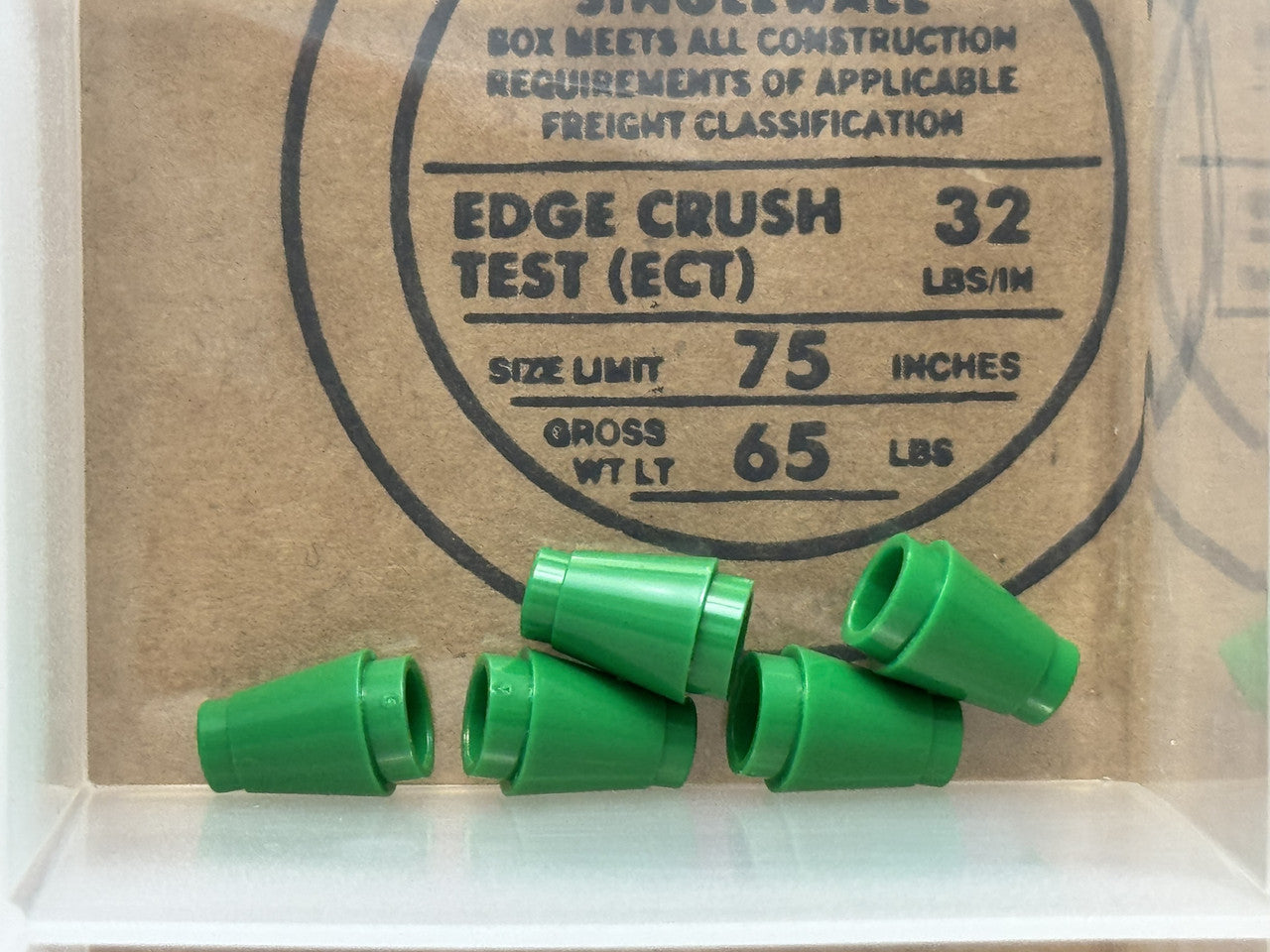 LEGO Parts - Green Cone 1 x 1 with Top Groove - No 4589b - QTY 5