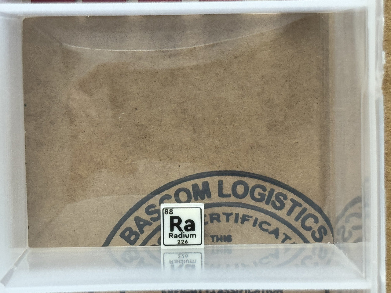 LEGO Parts - Glow In Dark White Tile 1 x 1 'Ra', 'Radium' - No 3070pb371 - QTY 1