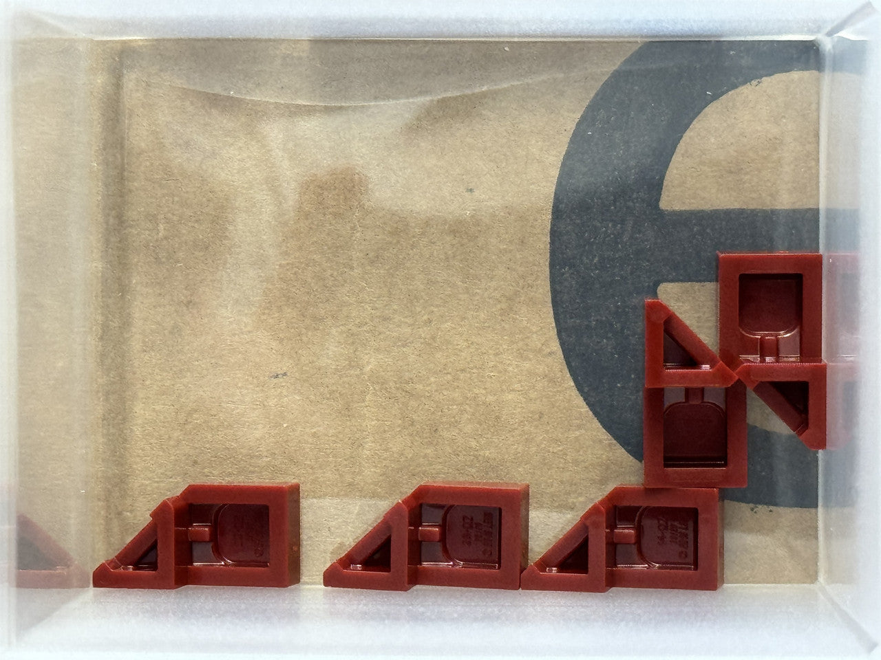 LEGO Parts - Dark Red Wedge 2 x 1 x 2/3 Left - No 29120 - QTY 5