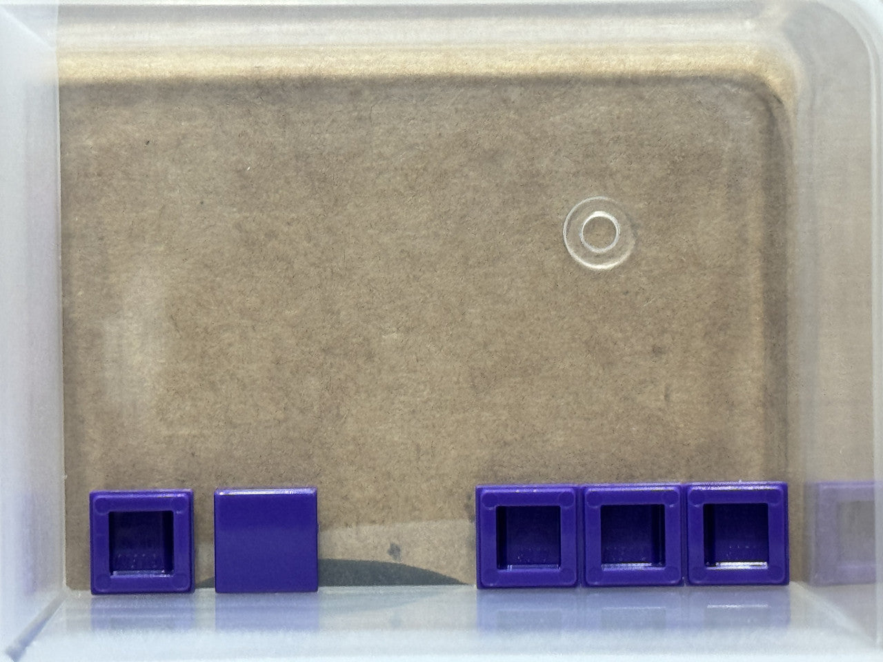 LEGO Parts - Dark Purple Tile 1 x 1 - No 3070 - QTY 5