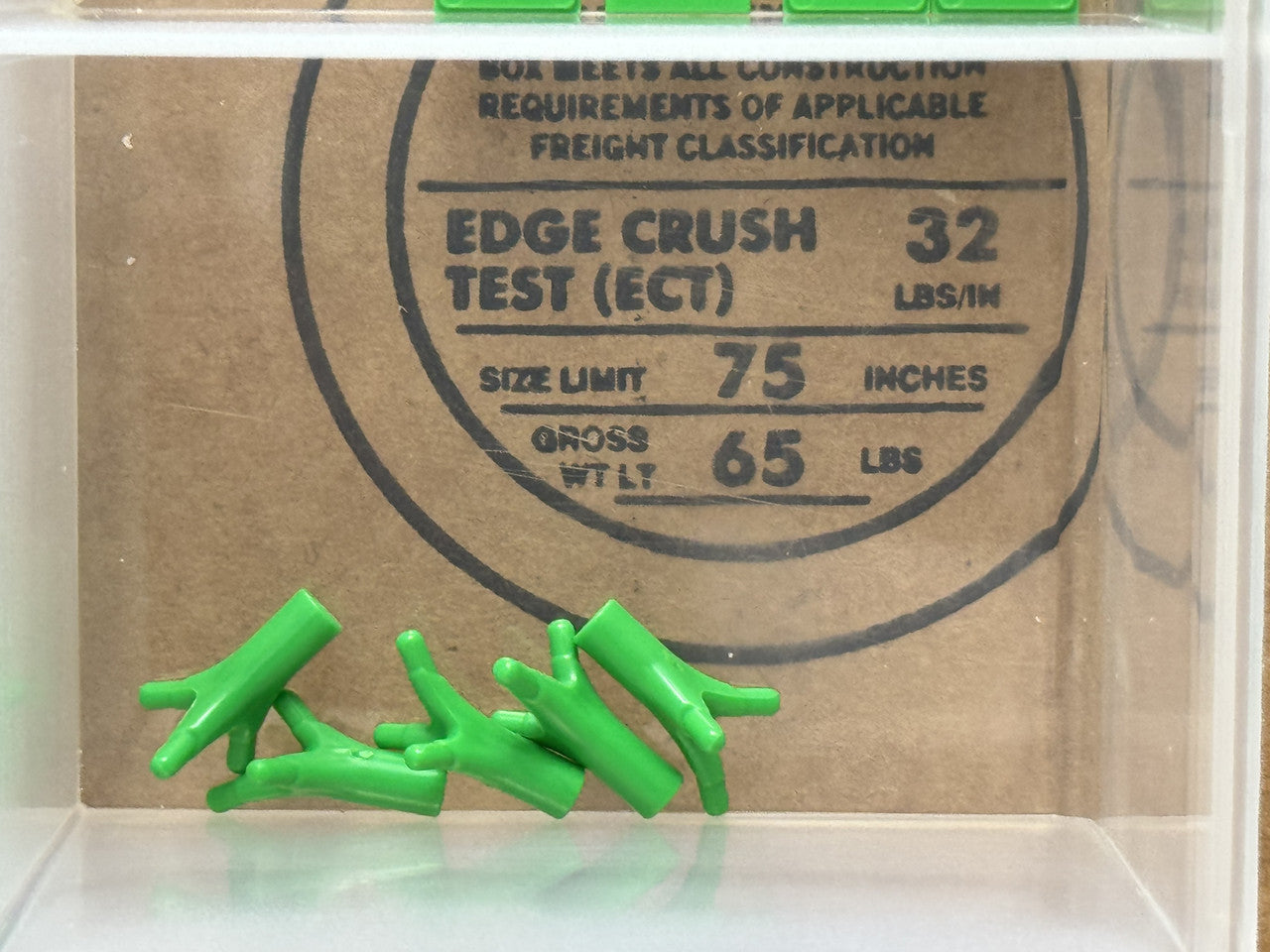 LEGO Parts - Bright Green Plant Flower Stem Bar 3 Stems Short - No 68211 - QTY 5