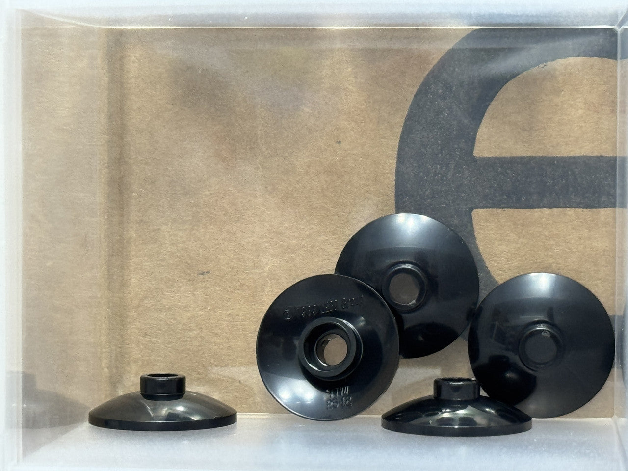 LEGO Parts - Black Dish 2 x 2 Inverted (Radar) - No 4740 - QTY 5