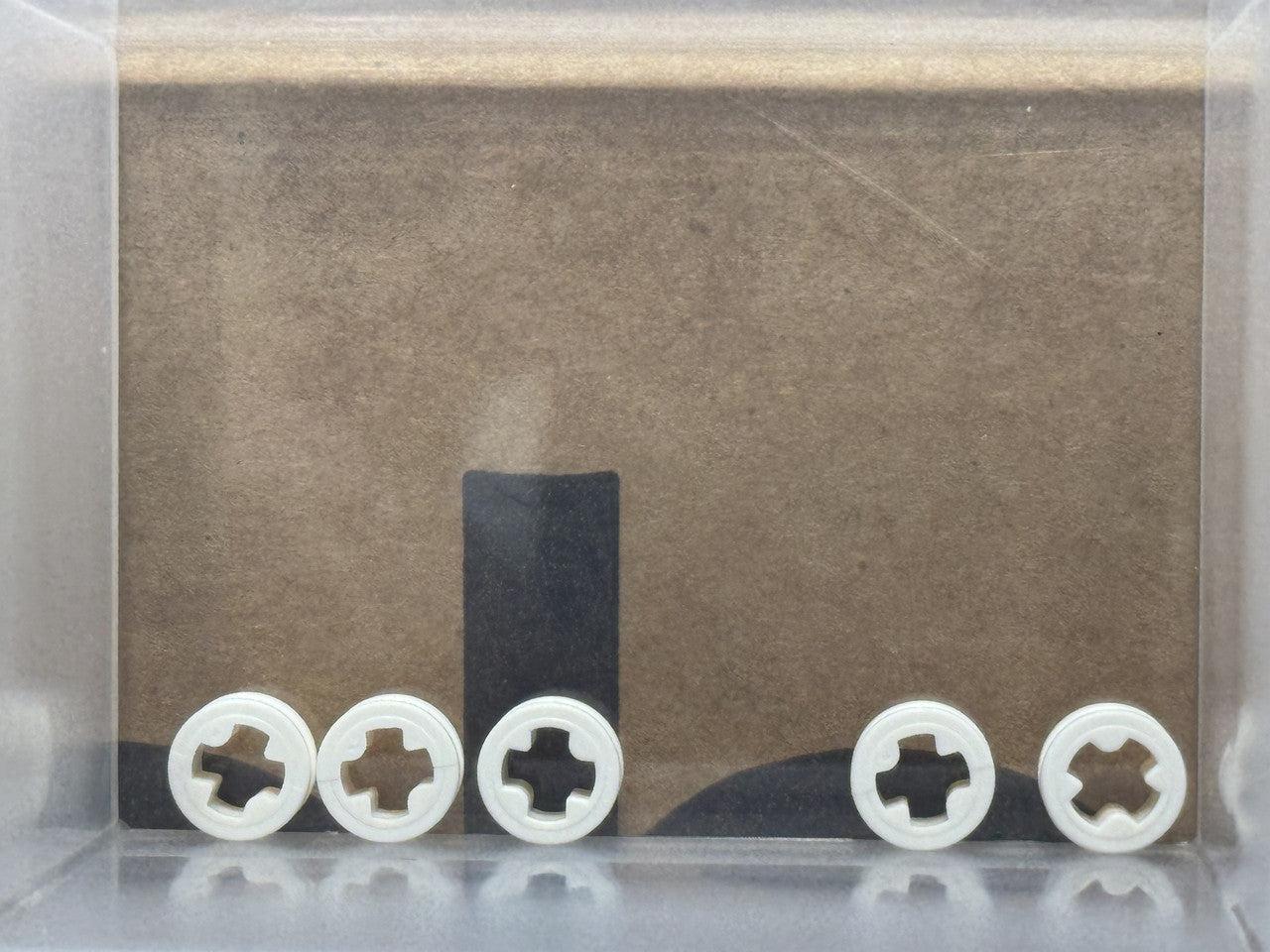 LEGO Parts - White Technic Bush 1/2 Smooth - No 4265c - QTY 5