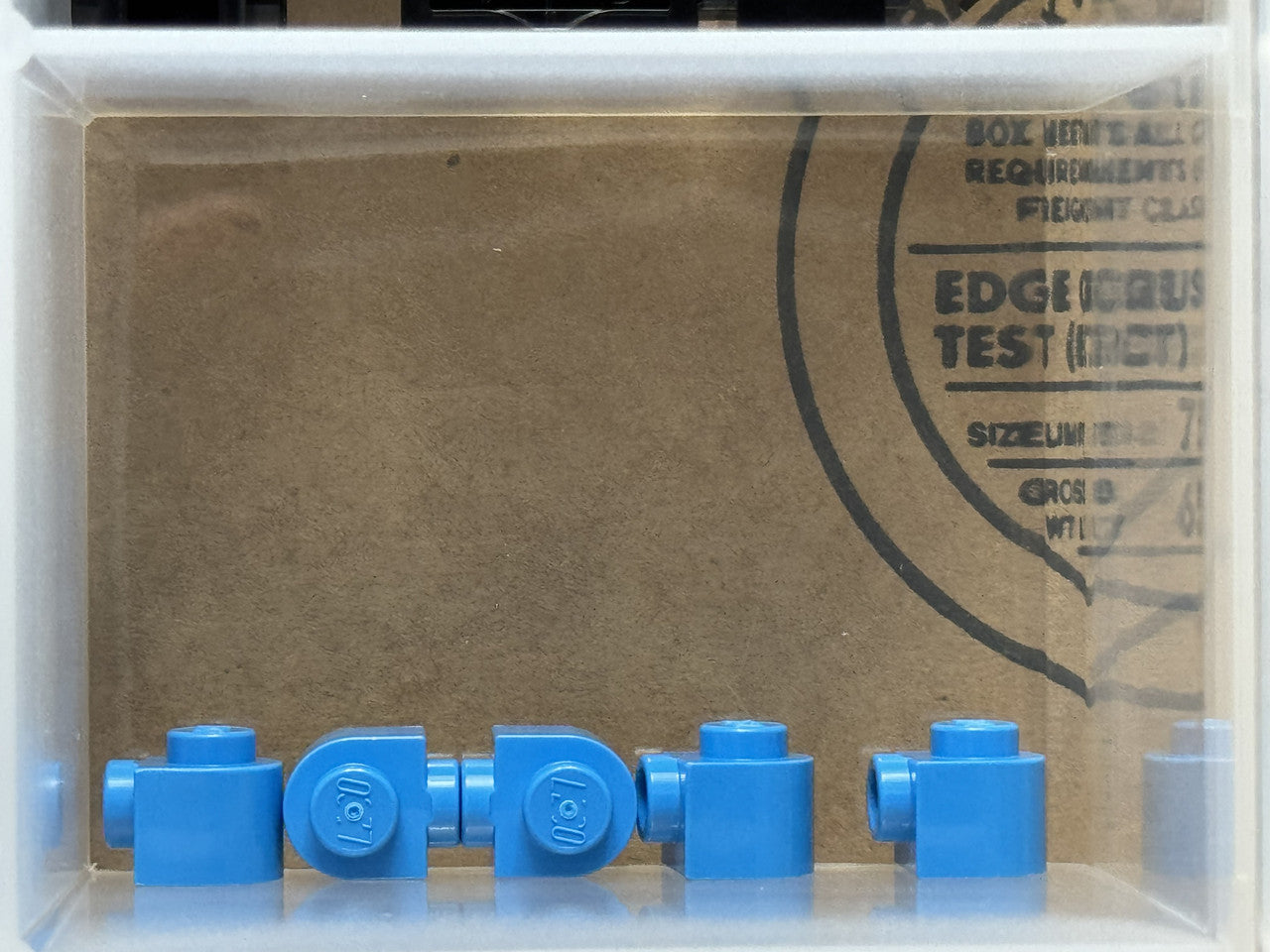 LEGO Parts - Dark Azure Brick, Round 1 x 1 Half Extended Stud - No 3386 - QTY 5