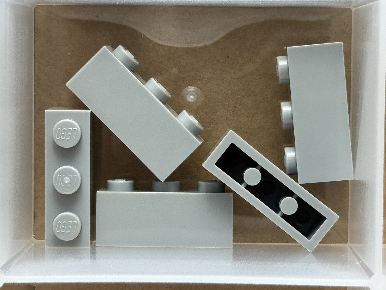 LEGO Parts - Light Bluish Gray Brick 1 x 3 - No 3622 - QTY 5