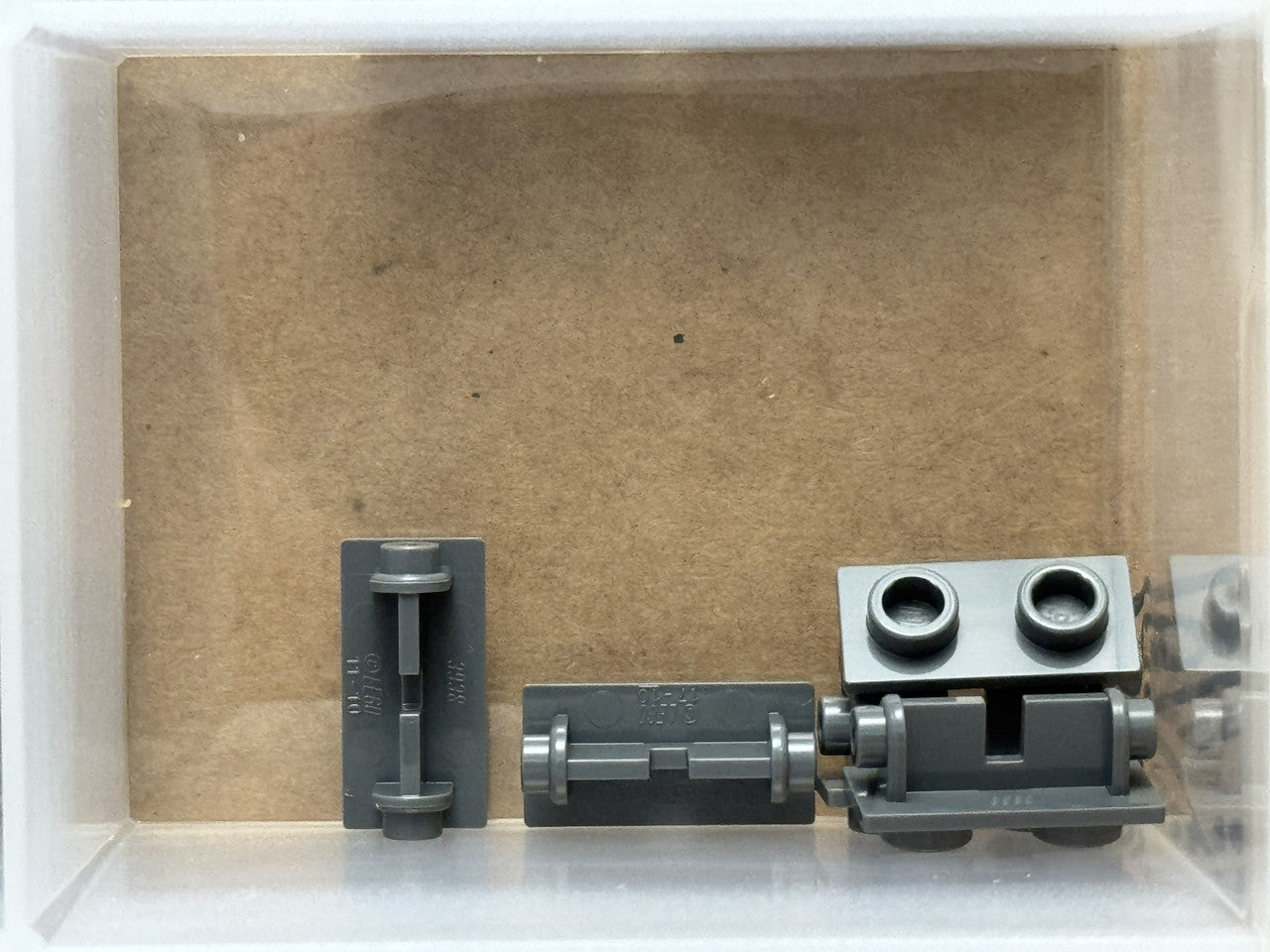 LEGO Parts - Dark Bluish Gray Hinge Brick 1 x 2 Top Plate - No 3938 - QTY 5