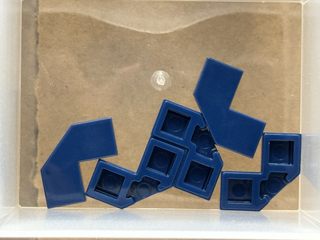 LEGO Parts - Dark Blue Tile, Modified Facet 2 x 2 - No 27263 - QTY 5
