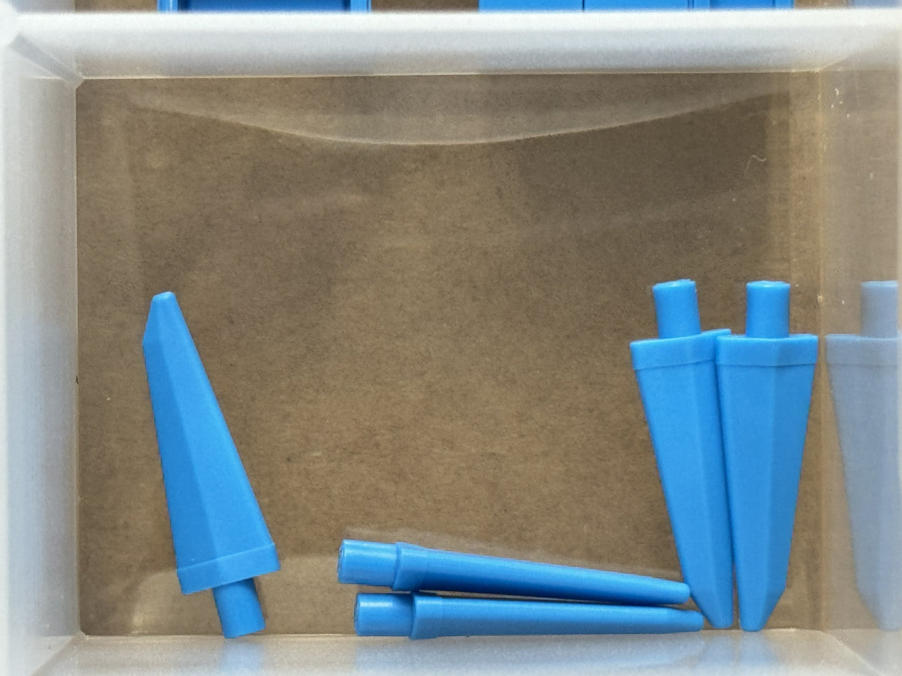 LEGO Parts - Dark Azure Minifigure Sword, Spike Flexible 3.5L - No 64727 - QTY 5