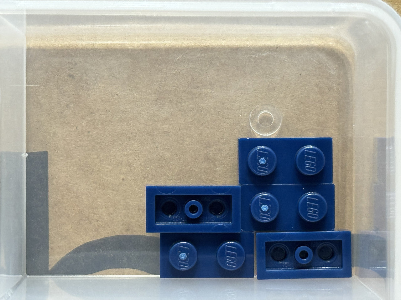 LEGO Parts - Dark Blue Plate 1 x 2 - No 3023 - QTY 5