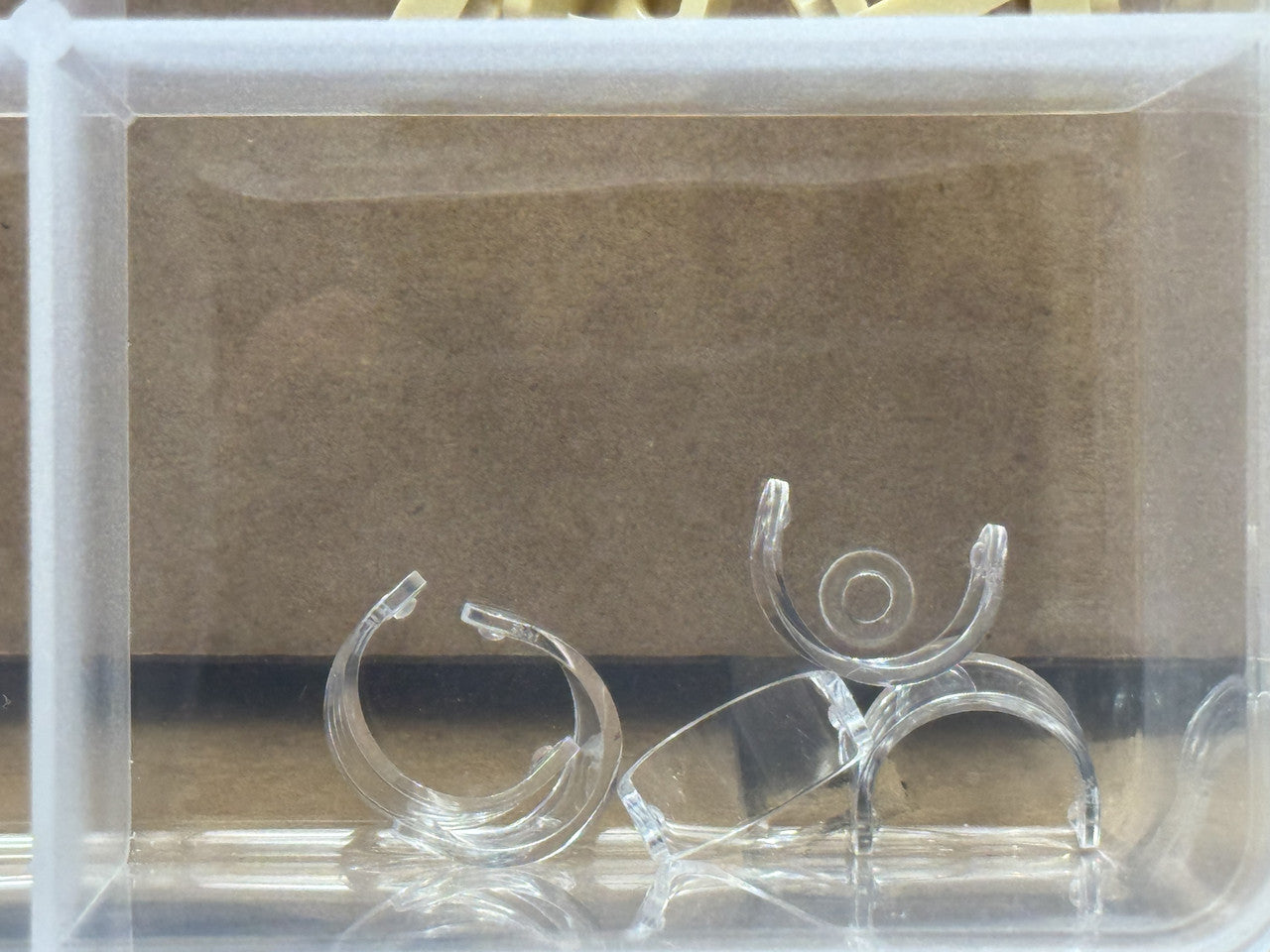 LEGO Parts - Trans-Clear Minifigure, Visor Standard - No 2447 - QTY 5