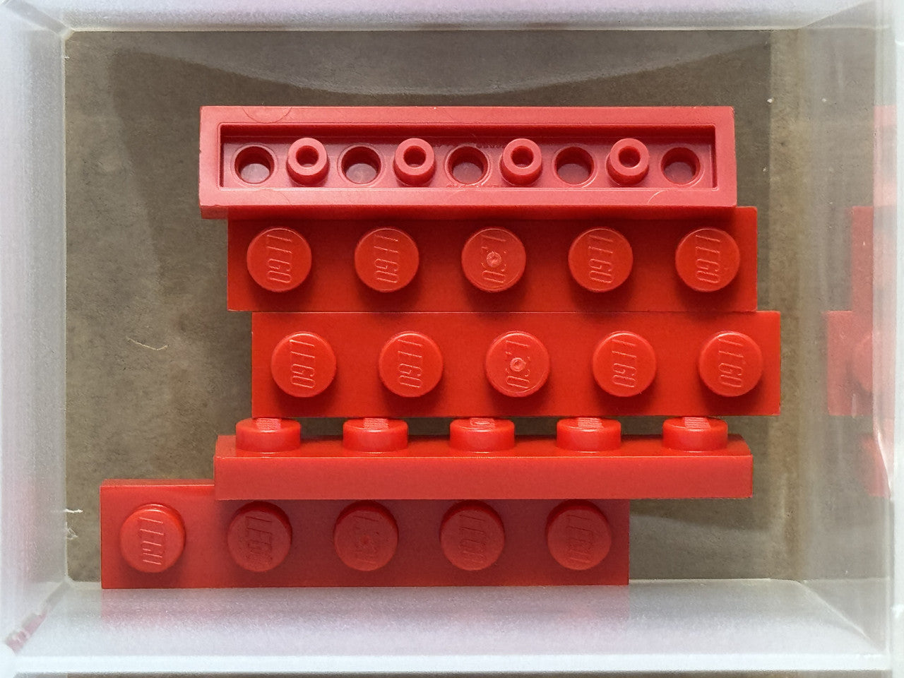 LEGO Parts - Red Plate 1 x 5 - No 78329 - QTY 5
