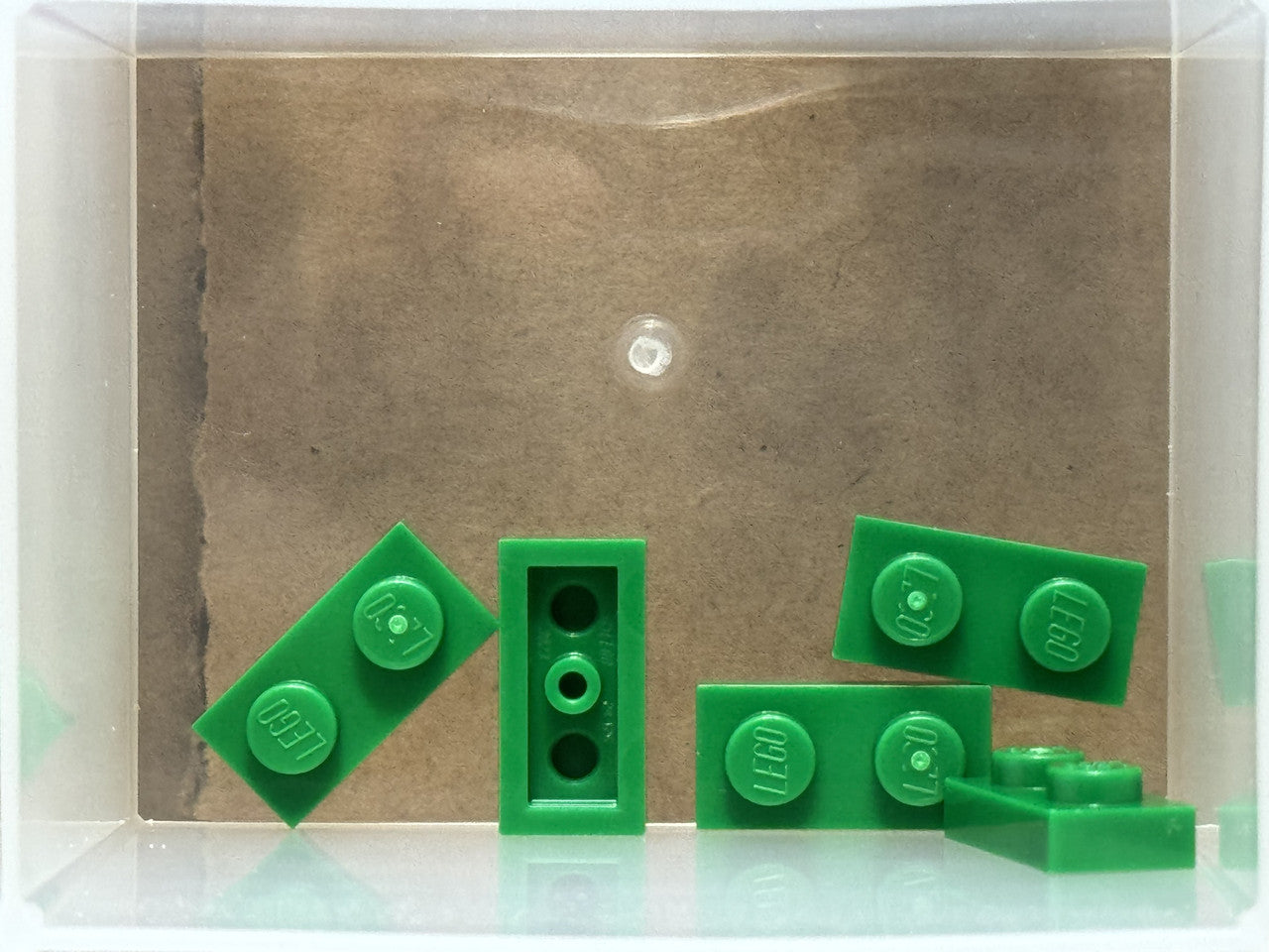 LEGO Parts - Green Plate 1 x 2 - No 3023 - QTY 5