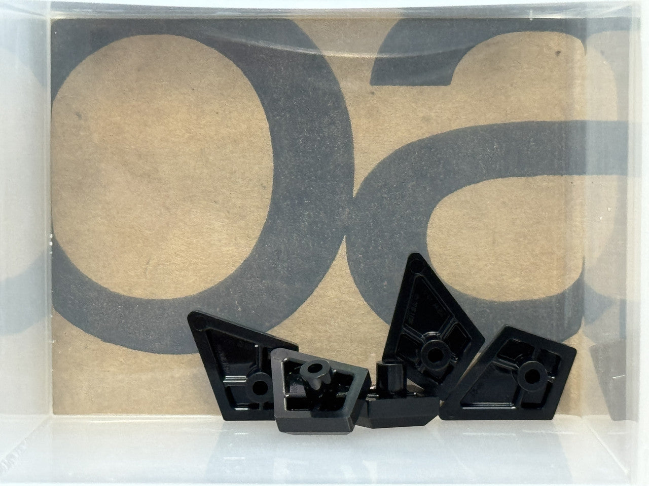 LEGO Parts - Black Tile, Modified 1 x 2 Diamond with Bar - No 35649 - QTY 5