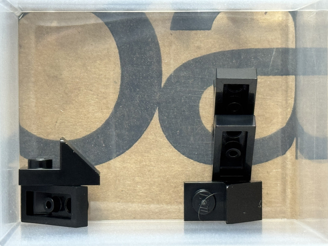 LEGO Parts - Black Slope 45 2 x 1 with 2/3 Cutout - No 92946 - QTY 5