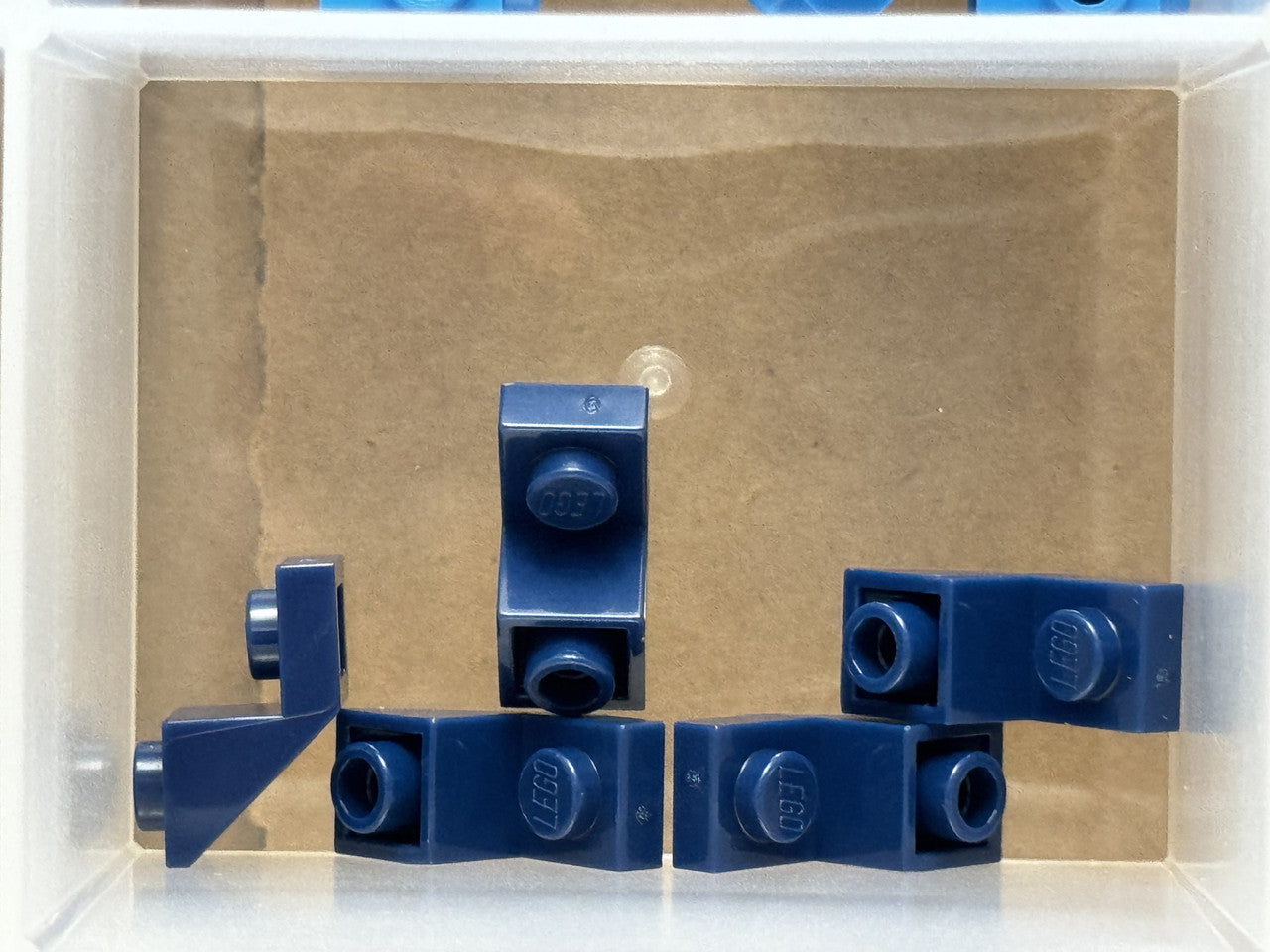 LEGO Parts - Dark Blue Slope Inverted 45 2 x 1 with 2/3 Cutout - No 2310 - QTY 5